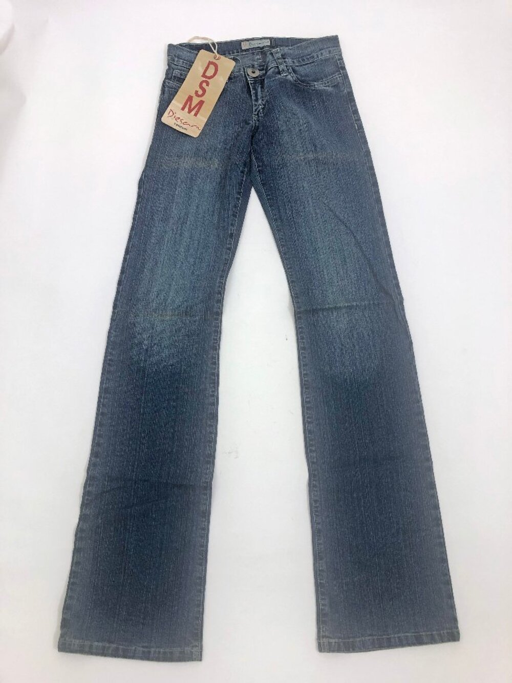 Diesam Authentic Jeans 2 Hip Pocket Women's Size 27 Semi Distressed New